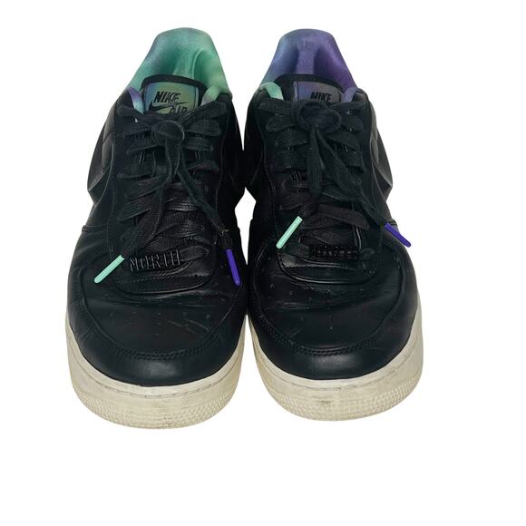 NIKE Air Force 1 Low Sneakers Northern Lights Holographic Leather Mens US 10.5 main image 4
